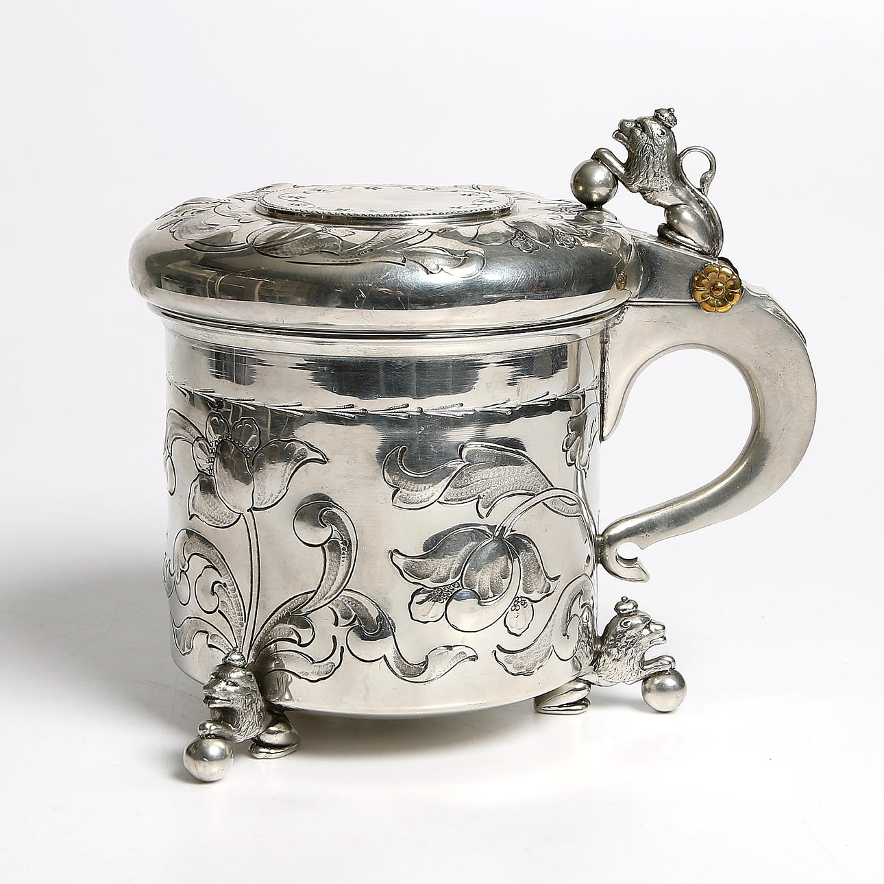 DRYCKESSTOP, tenn, barockstil, Tage Göthlin, Tesi AB, 1900-tal.