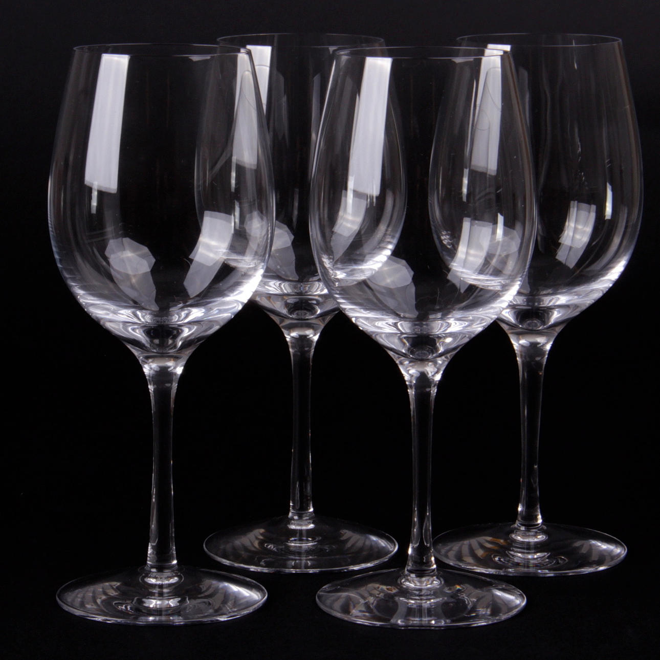 VINGLAS, 4 st. "Merlot", Erika Lagerbielke, Orrfors.