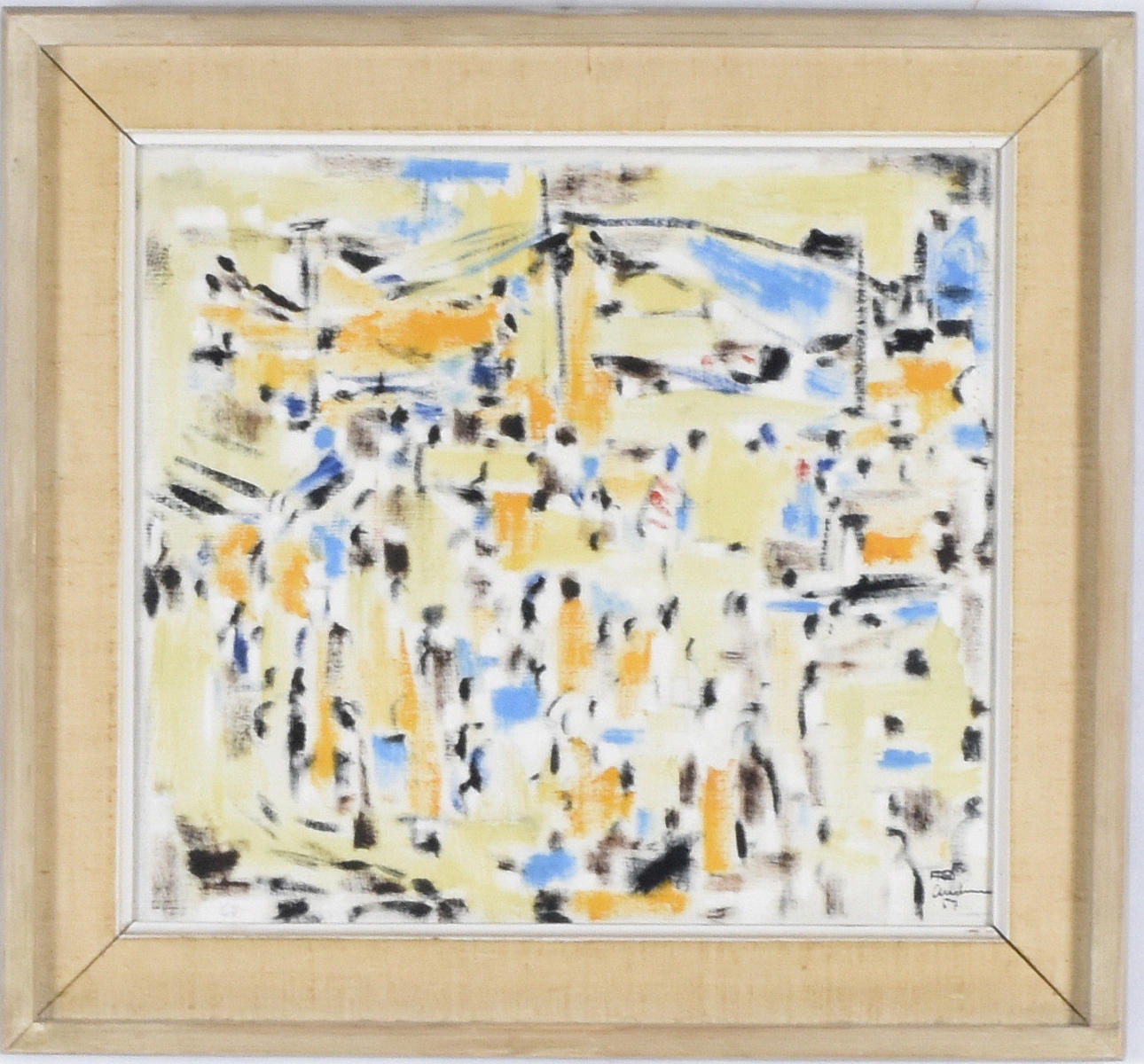 FRED  ANDERSSON. Oil on canvas.