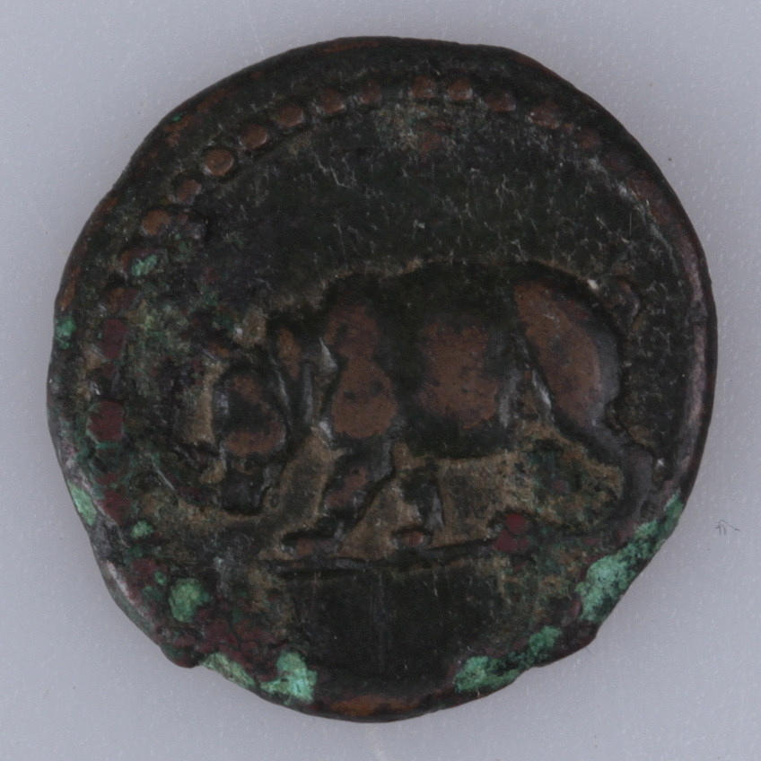 MYNT, koppar, quadrans, Domitianus 81-96 e.kr.