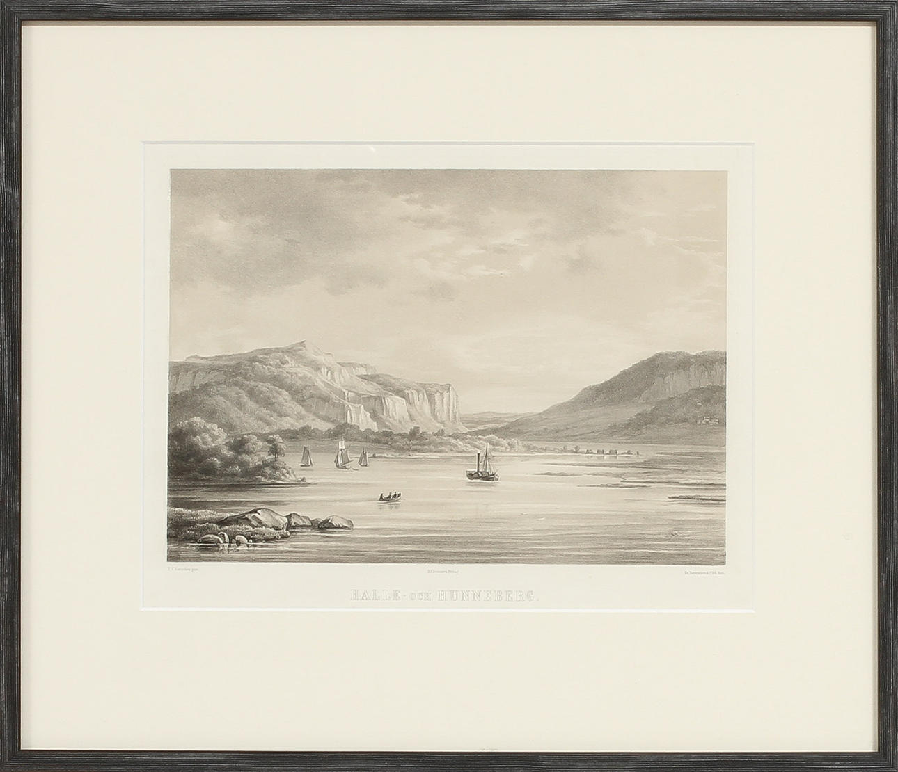 Grafiska blad, 4 st, efter FC Kierschou.