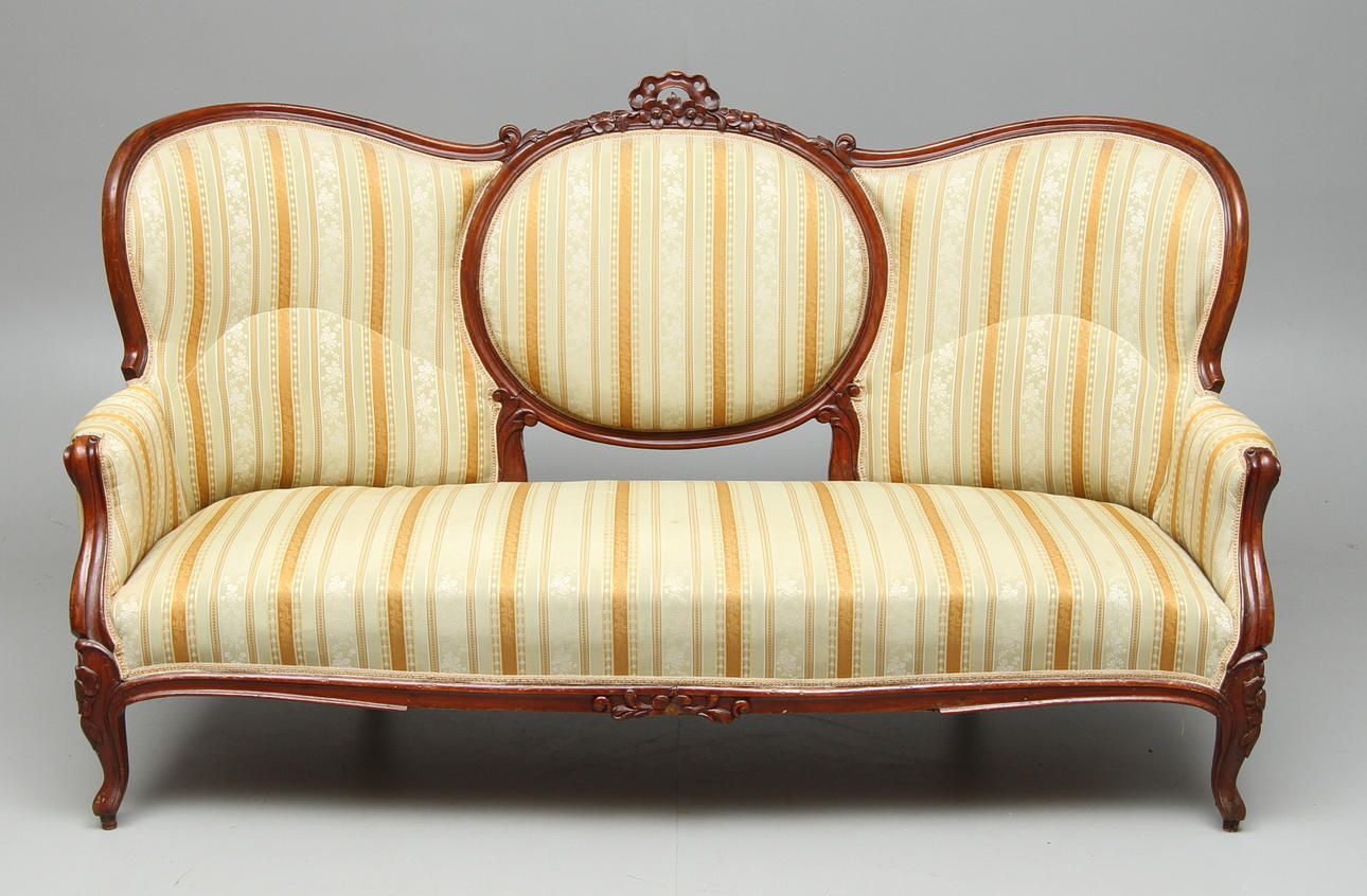 SOFFA, nyrokoko, 1800/1900-tal.