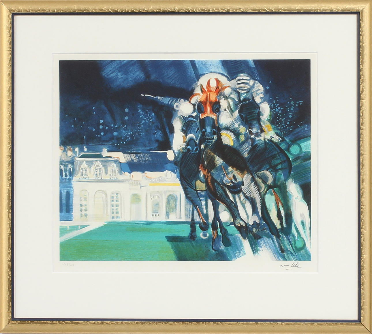 PAUL AMBILLE. Färglitografi, signerad och numrerad 17/100.