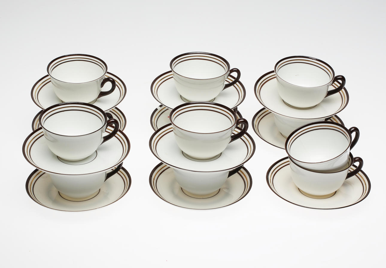 MOCCASERVIS,Karlskrona, Edvard Hald, 1925-1933.