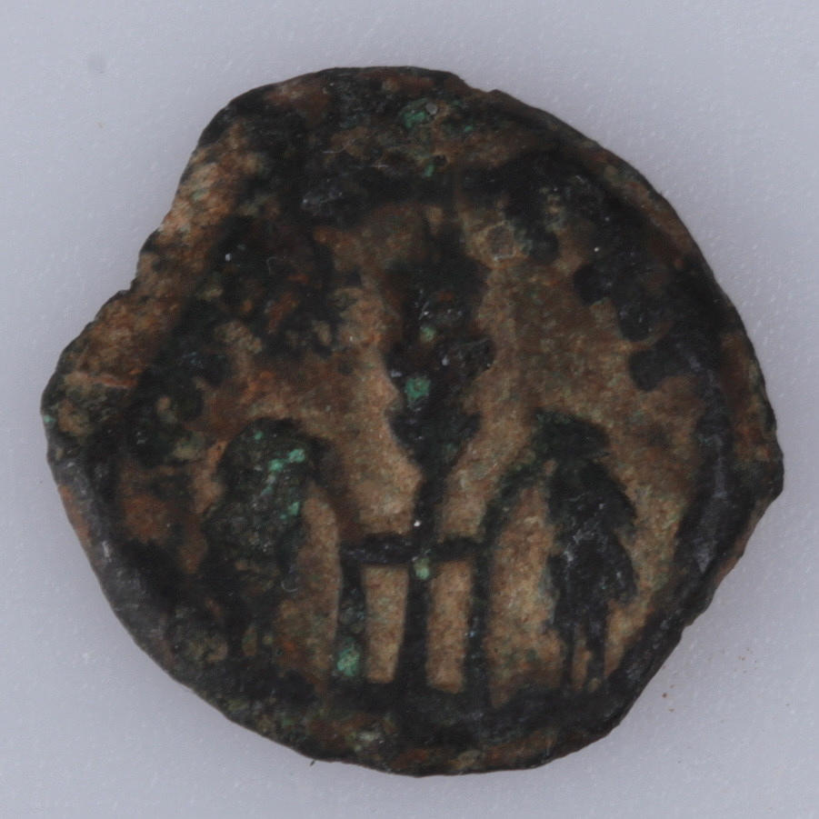 MYNT, koppar, Pontius Pilatus, Procurator, Judea 26-36 e.kr.