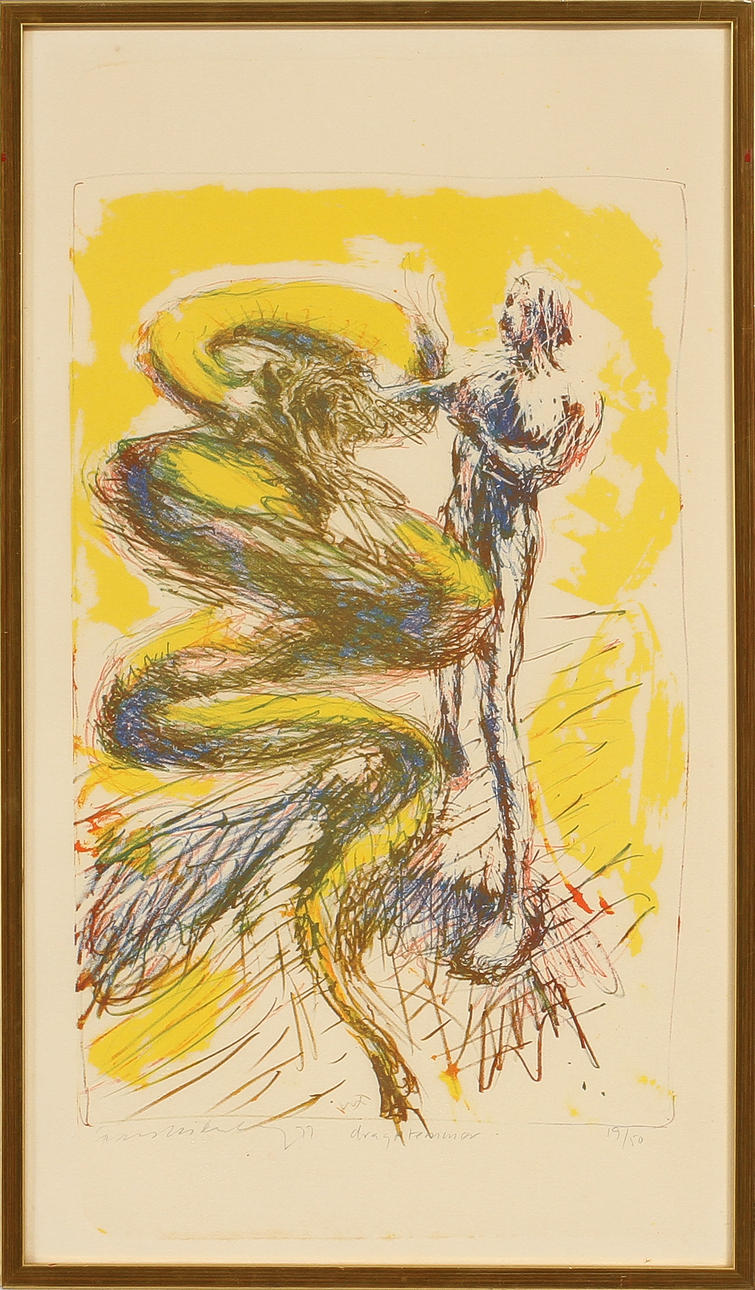 FRANS WIDERBERG. Färglitografi, signerad och numrerad 19/50.