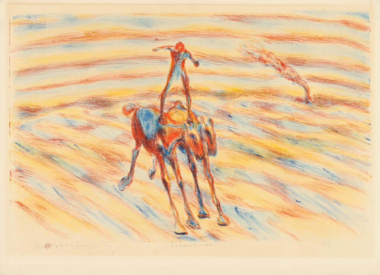 FRANS WIDERBERG. Färglitografi, signerad och numrerad 66/85.