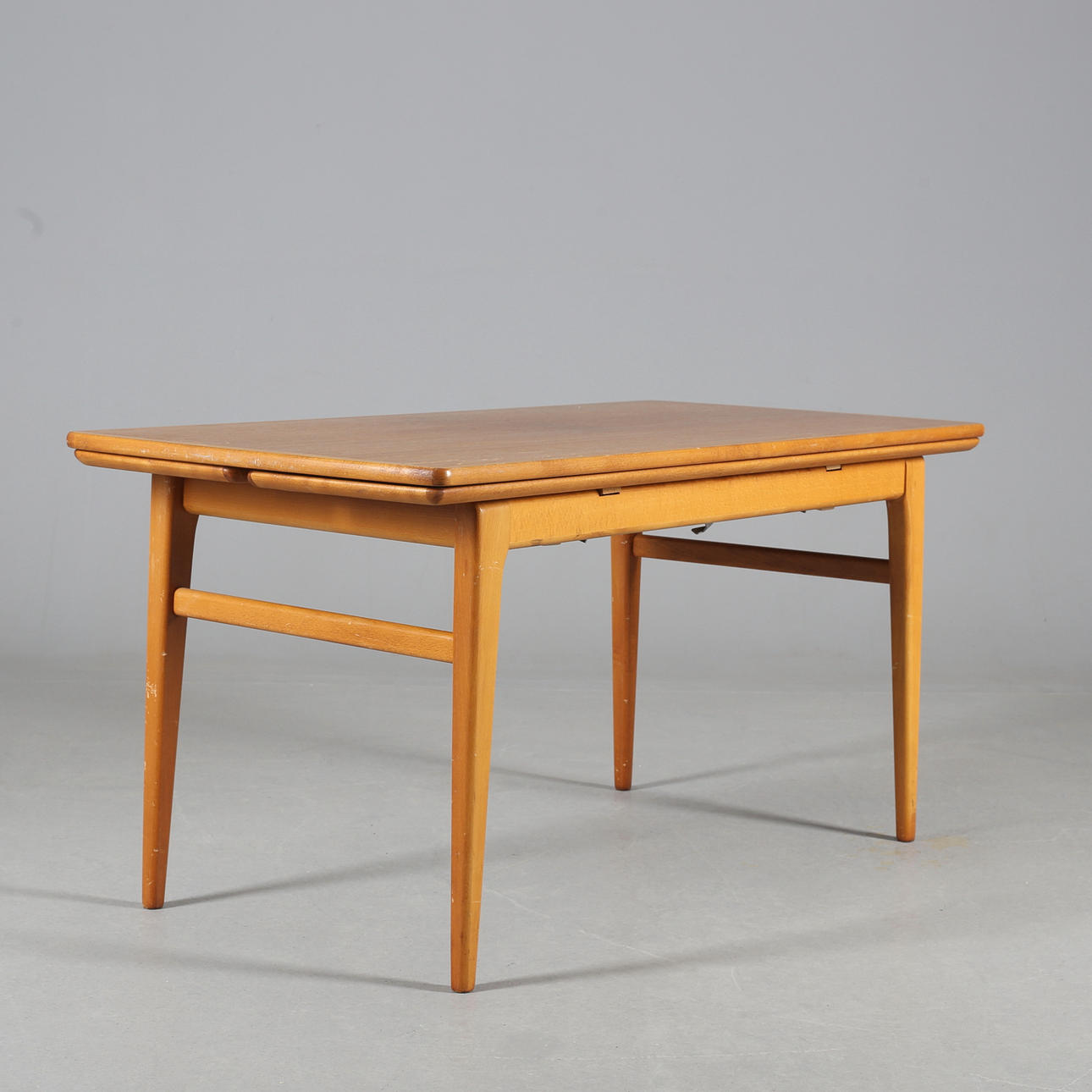 MESA DE CENTRO, teca, subir/bajar, años 60.