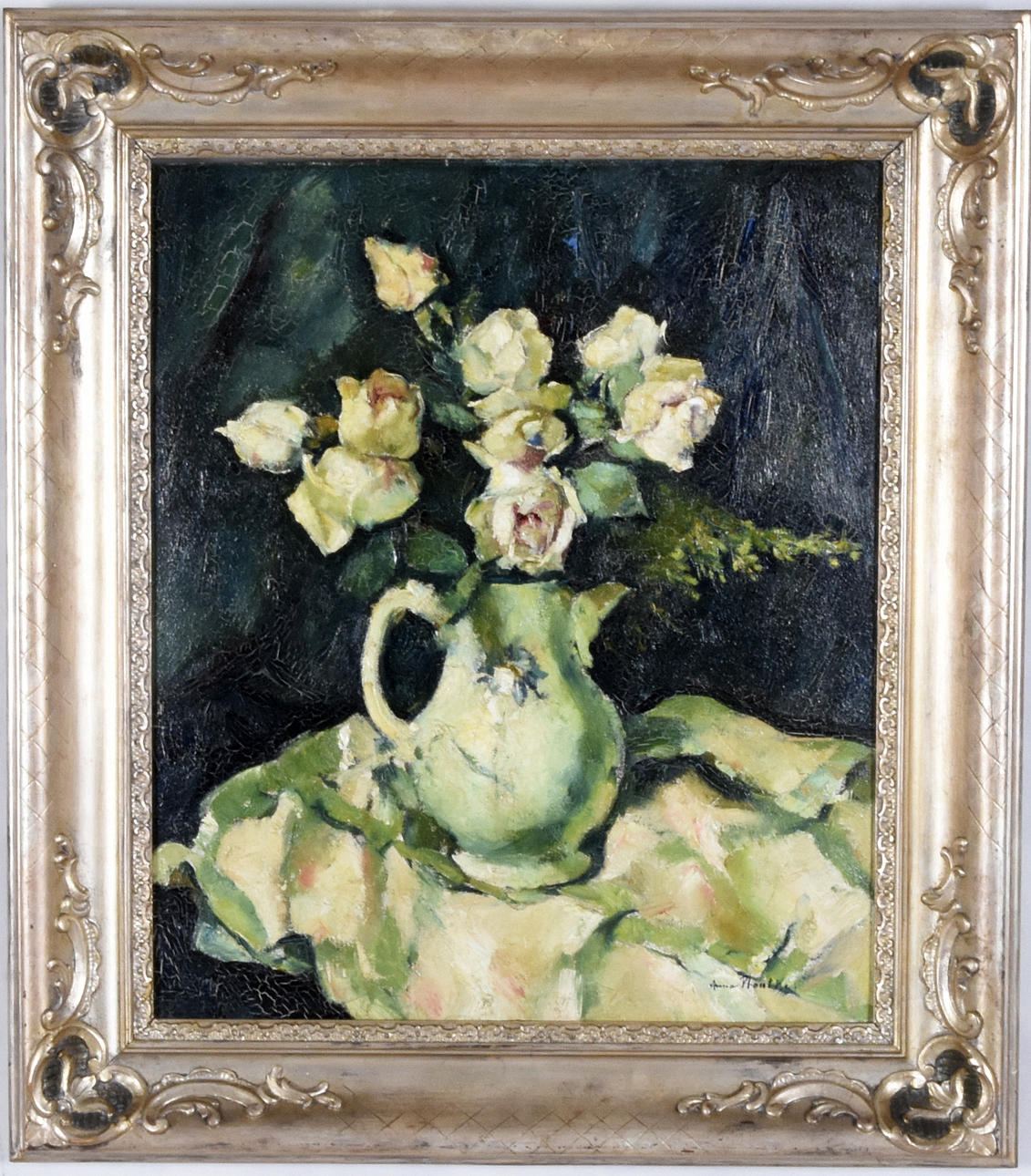 ANNA PLONTKE. Öl auf Platte.