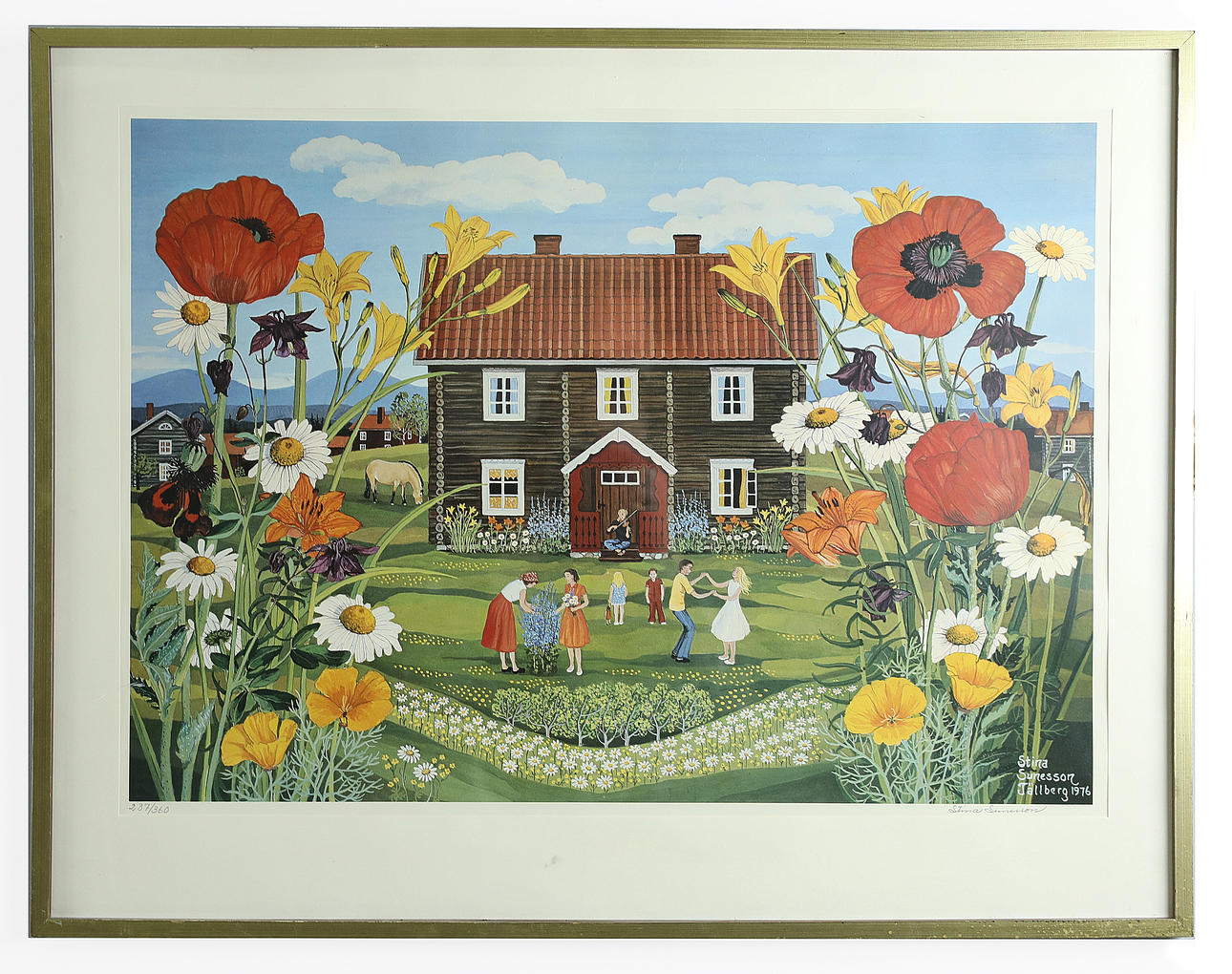 STINA SUNESSON. tryck, signerad och numrerad 237/360.