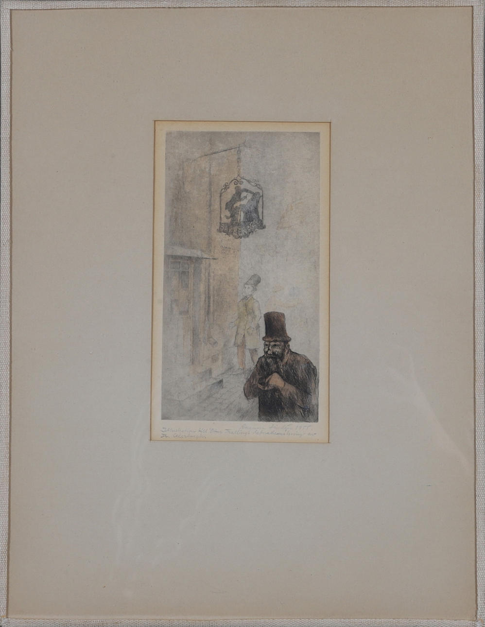 RAGNAR LINDÉN. 3 stk., farveraderinger, 1955.