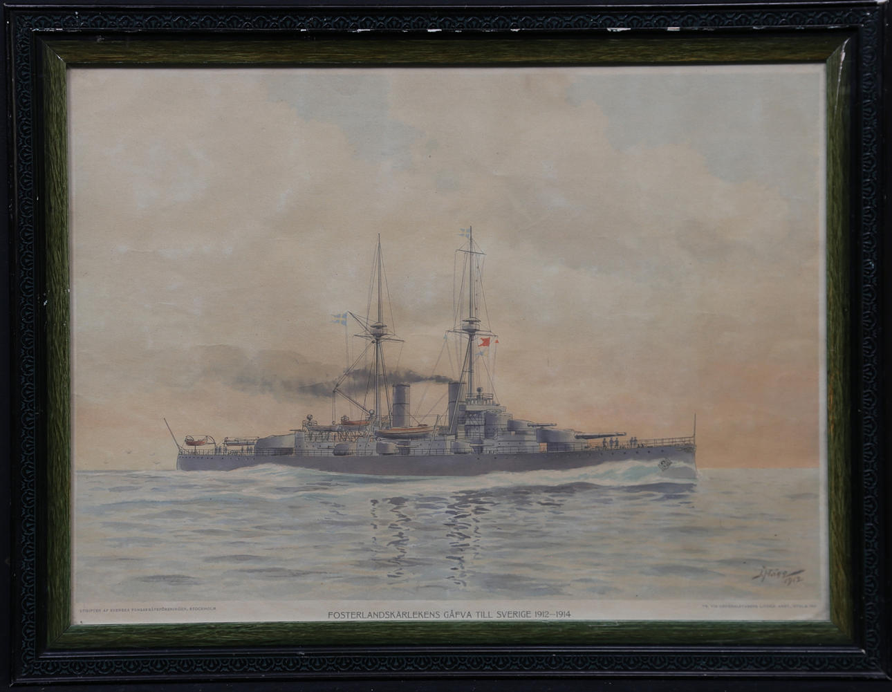 LAIVAKARTTA J. Hedge 1912.