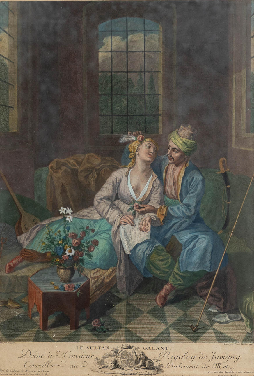 LOUIS MICHEL HALBOU (1730-?). Le Sultan Galant.