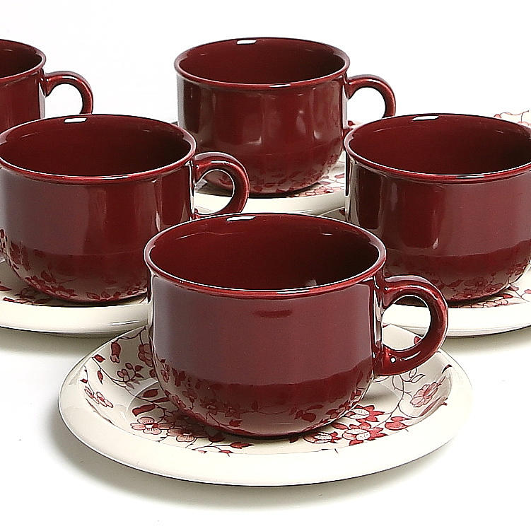 TESERVIS, 11 delar, porslin, "Noisette", Enoch Wedgwood Tunstall Ltd.