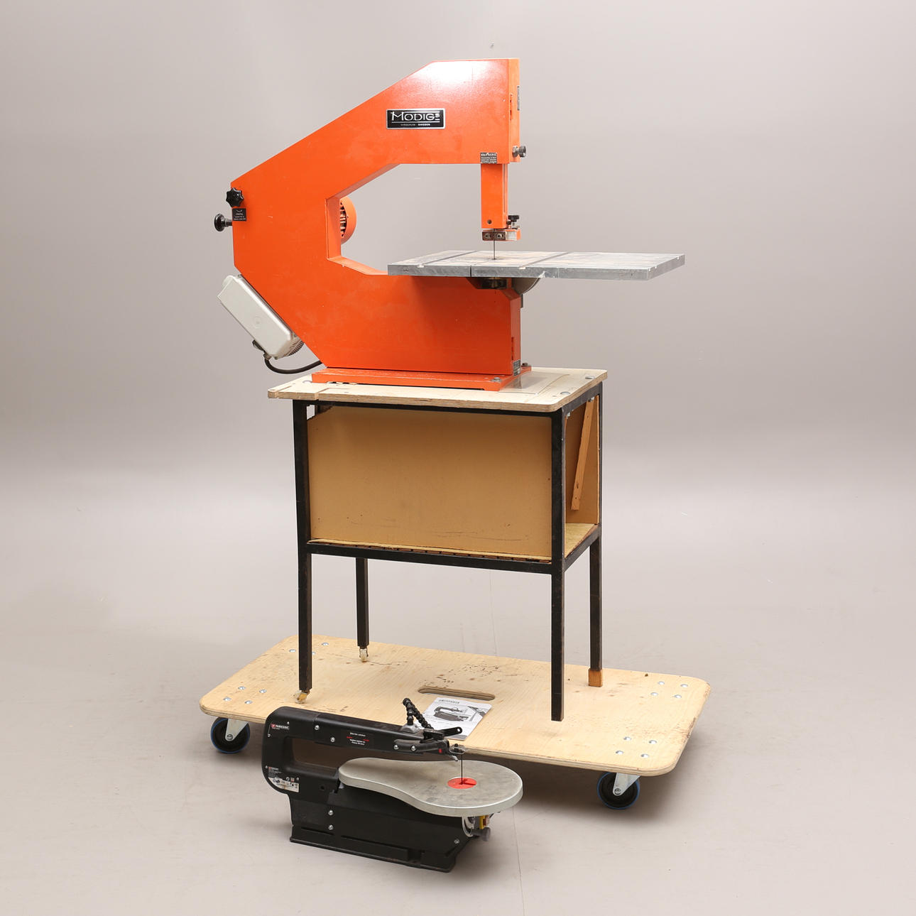 BANDSÄGE, Typ RF1, Modigs, Virserum und BLATTSÄGE, Parkside.