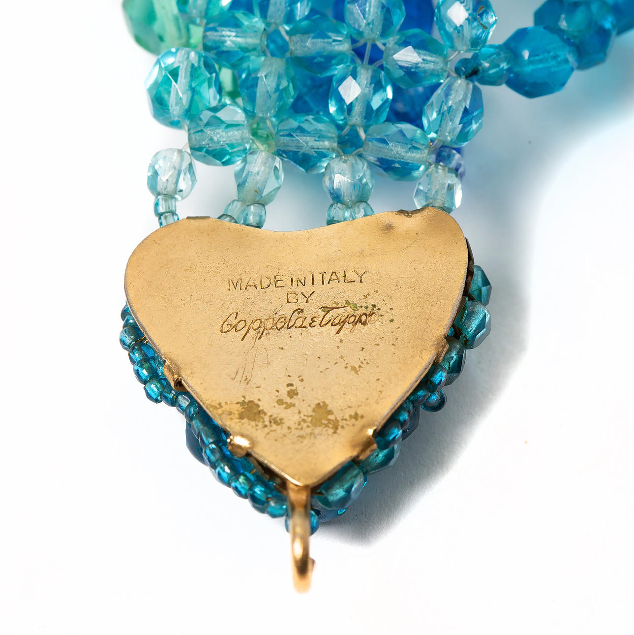 希少 1950年代 COPPOLA E TOPPO 3連 ネックレス イタリア COPPOLA E TOPPO, collier, Italy, 1950s/60s. Jewellery