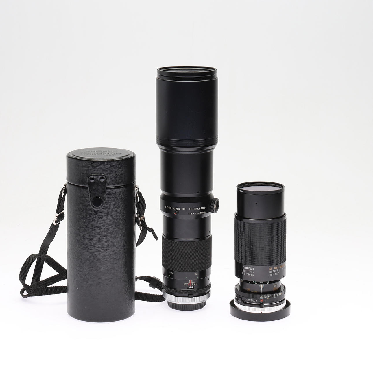 LENS, 2 pcs, incl. Sigma Super Tele.