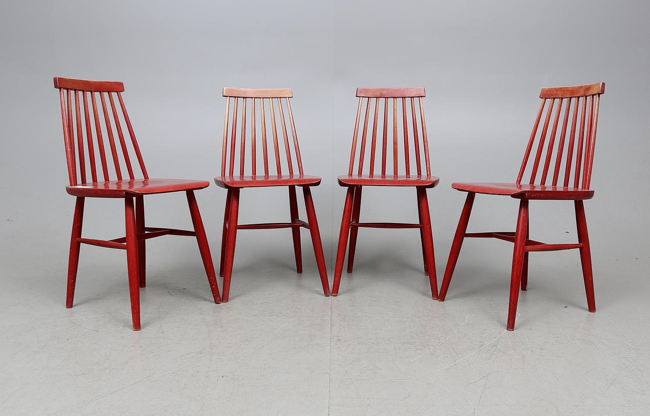 PINNSTOLAR, 4 st, 1900-talets andra hälft.