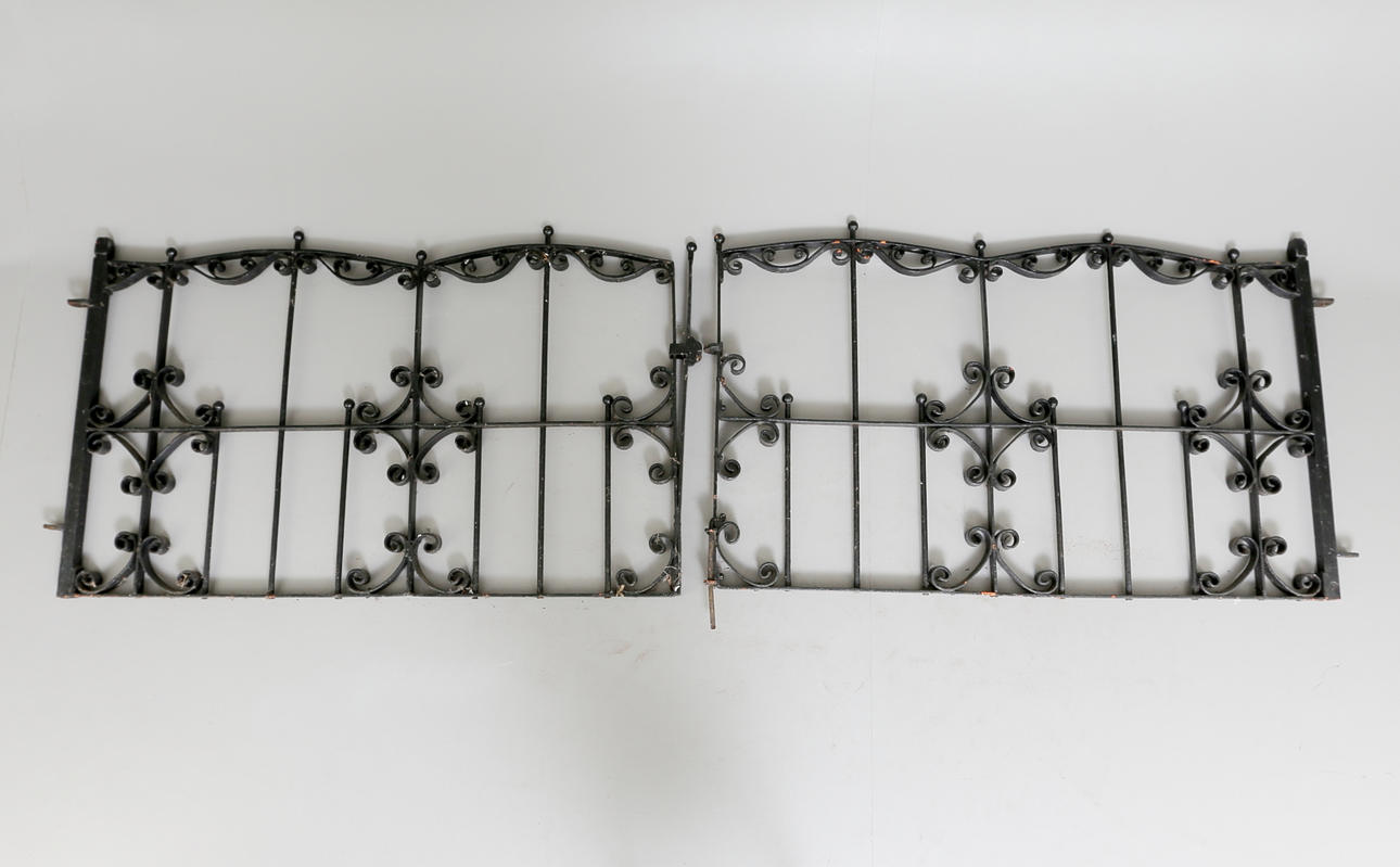 JÄRNGRINDAR, 1 Par , 18/1900-tal..