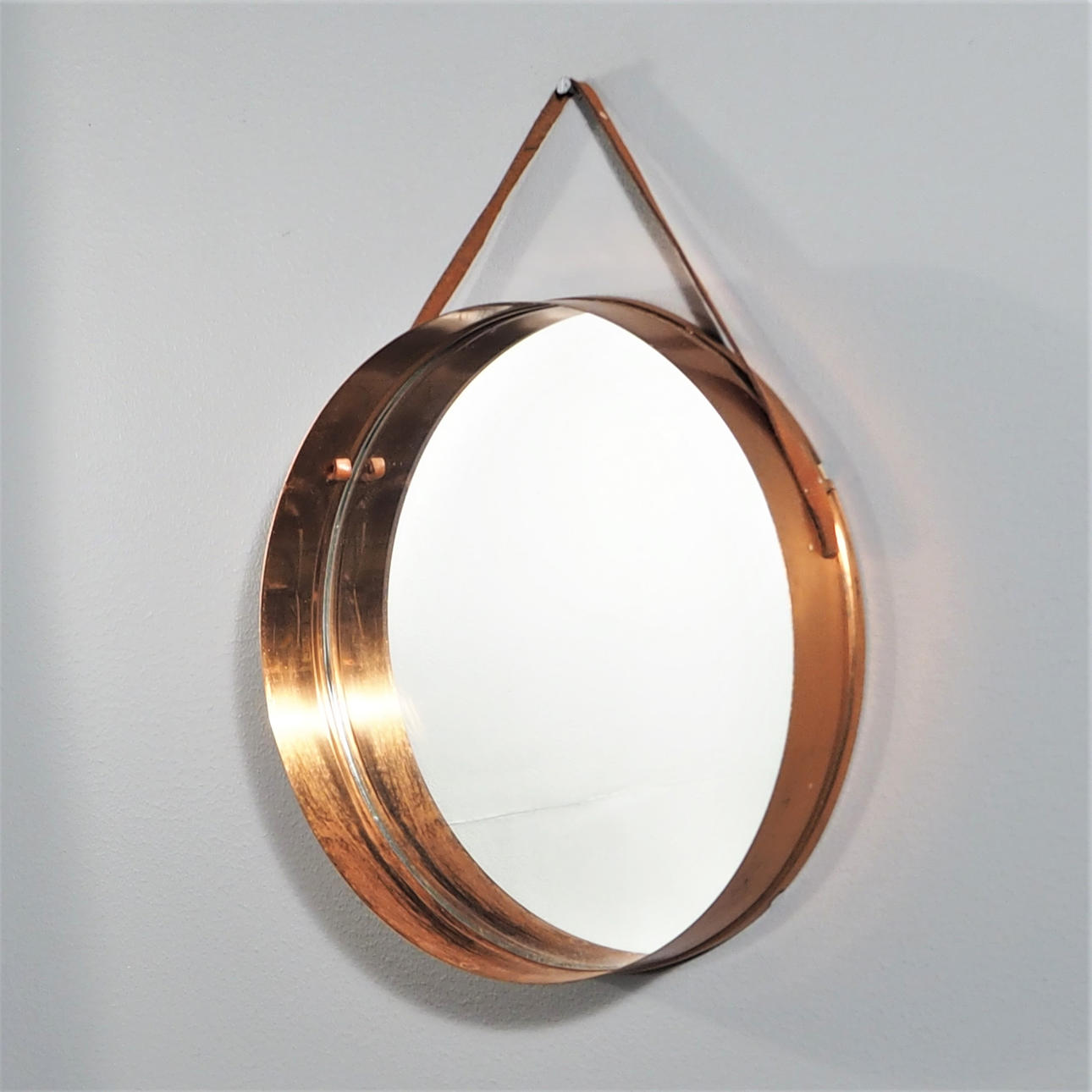 SPEJL, med kobberramme.