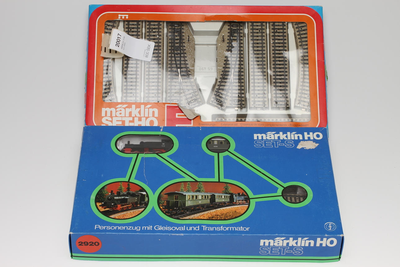 MÄRKLIN,tågsatser 5190 och 2920.