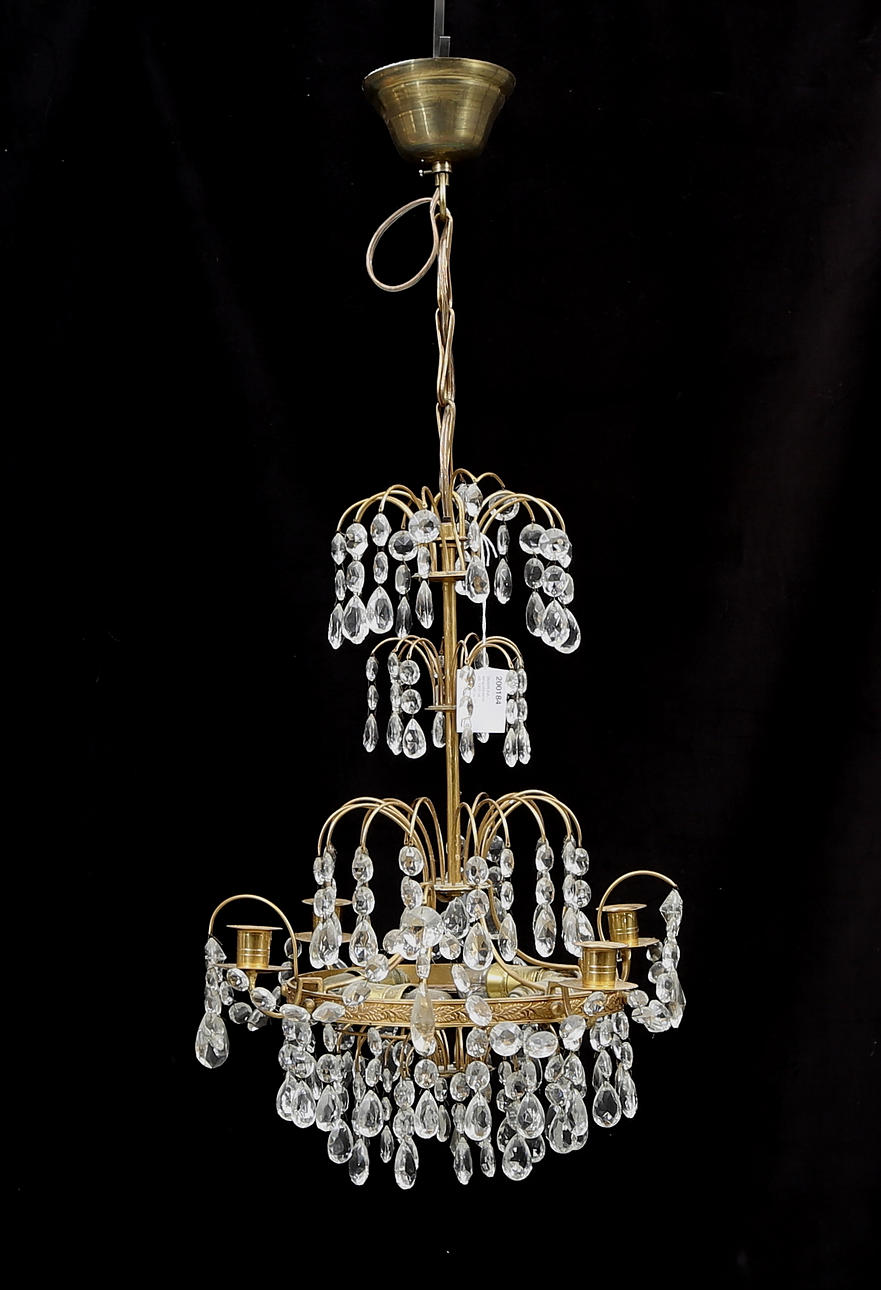 TAKKRONA, sengustaviansk stil, 1900-tal, total höjd ca. 73 cm.