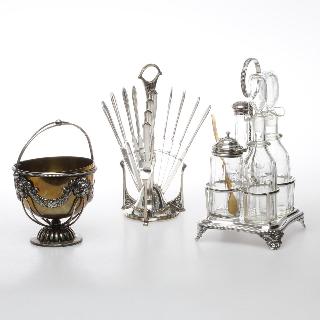 PARTI NYSILVER, 3 delar, 1900-tal.