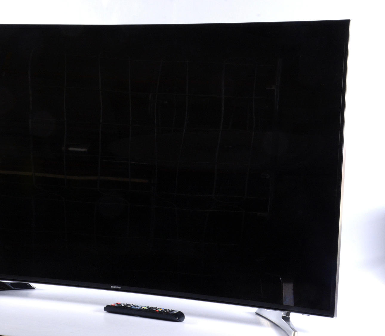 TV, Samsung Smart TV, 55 tommer buet.