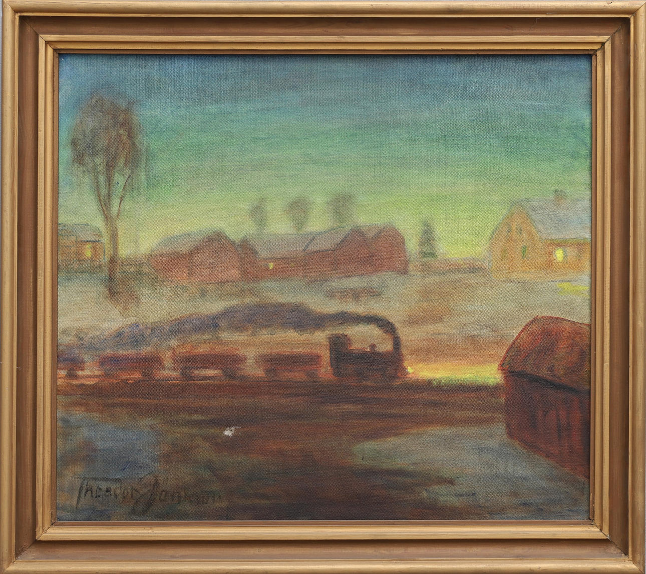 THEODOR  JÖNSSON. "SISTA TÅGET".