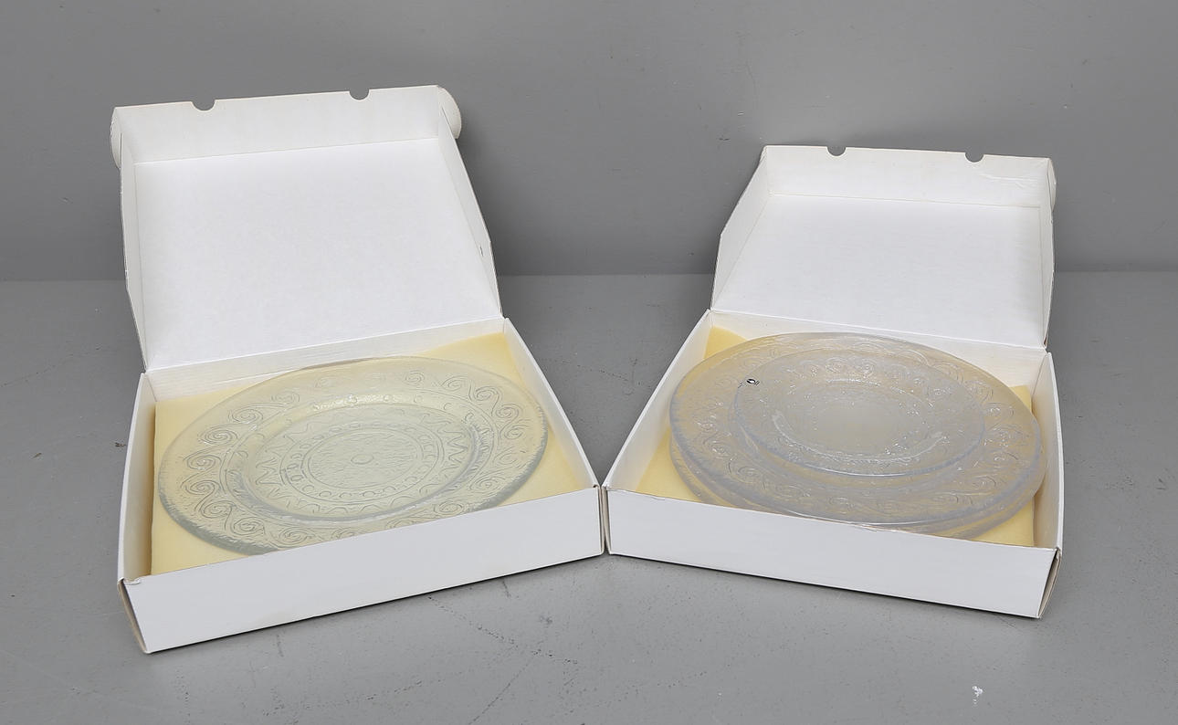 SERVIS, 23 delar, glas, Pukeberg.