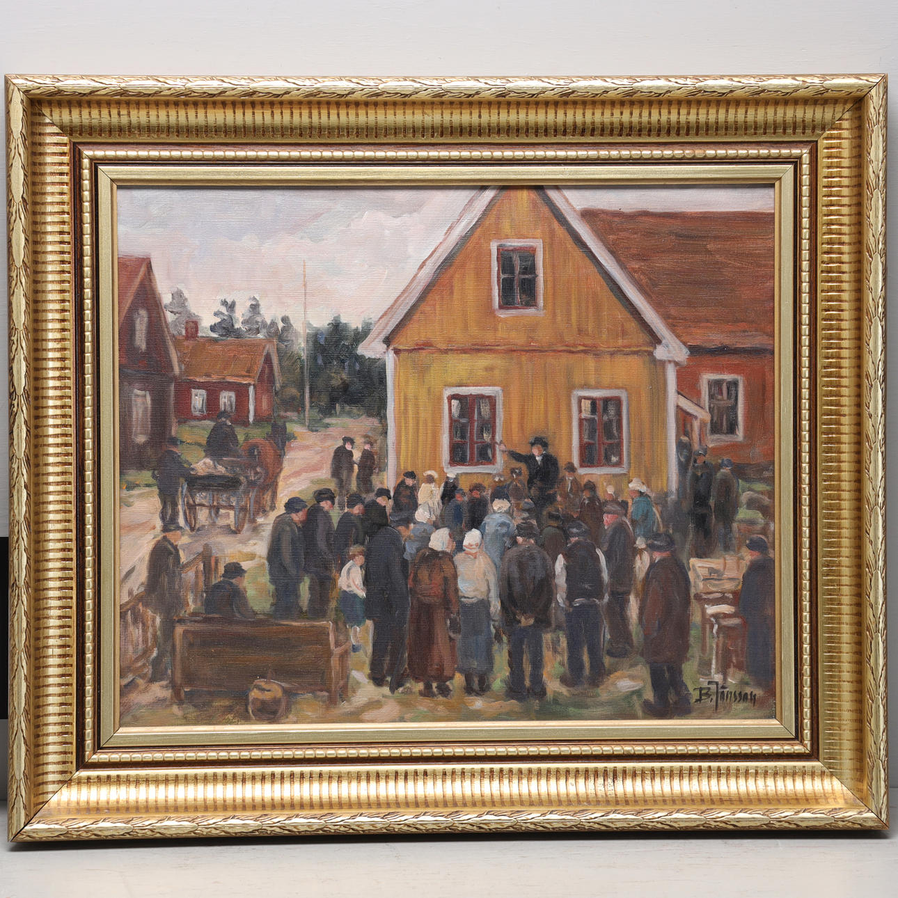 BROR JÖNSSON. farm auction. Art - Paintings - Auctionet