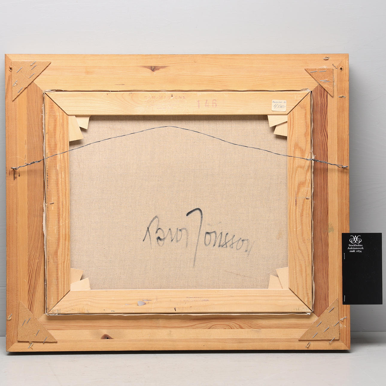 BROR JÖNSSON. farm auction. Art - Paintings - Auctionet