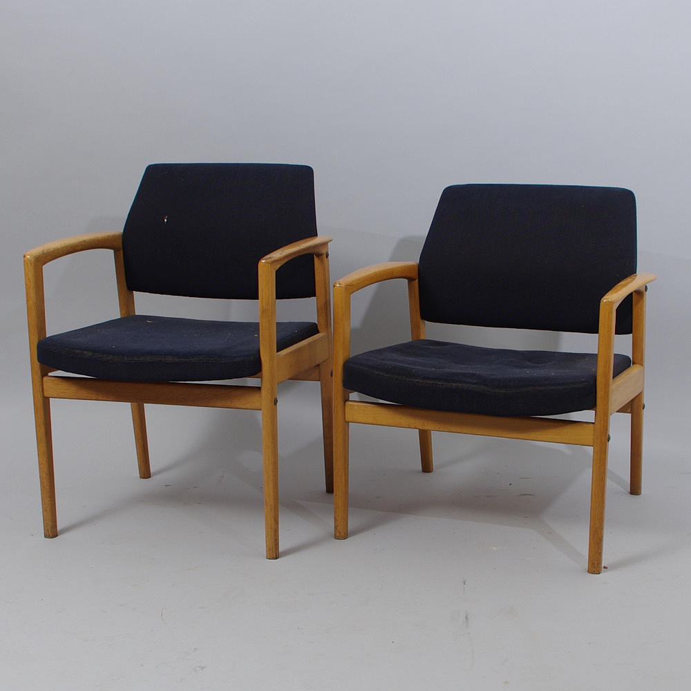 KARMSTOLAR, 1 par, ek.