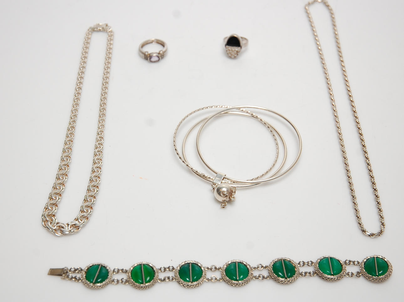 SMYCKE, 6 delar, silver.