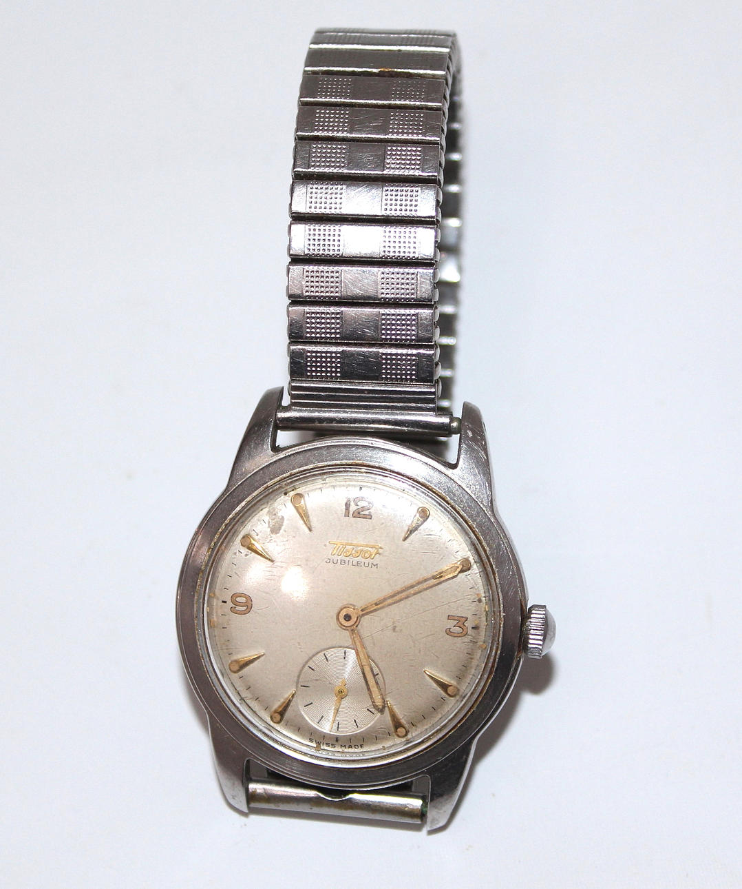 ARMBANDSUR, herr, Tissot, "Jubileum" 1953.