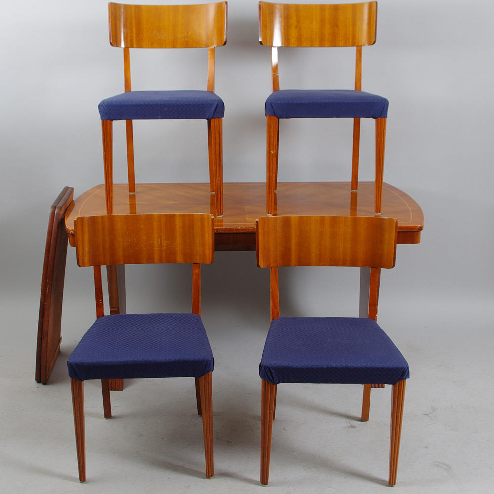 MATSALSGRUPP, mahogny, 1900-talets mitt.