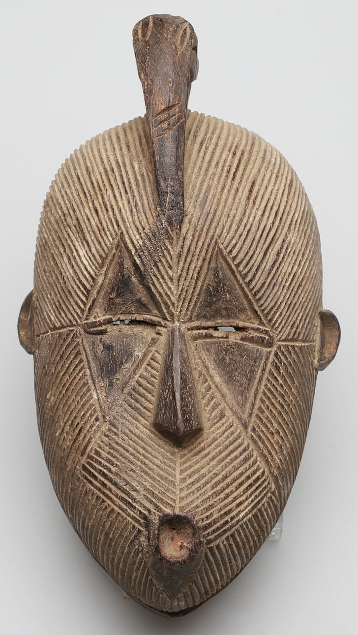 FÅGELMASK, ”SONGYE” Kongo, Afrika 1900-tal.