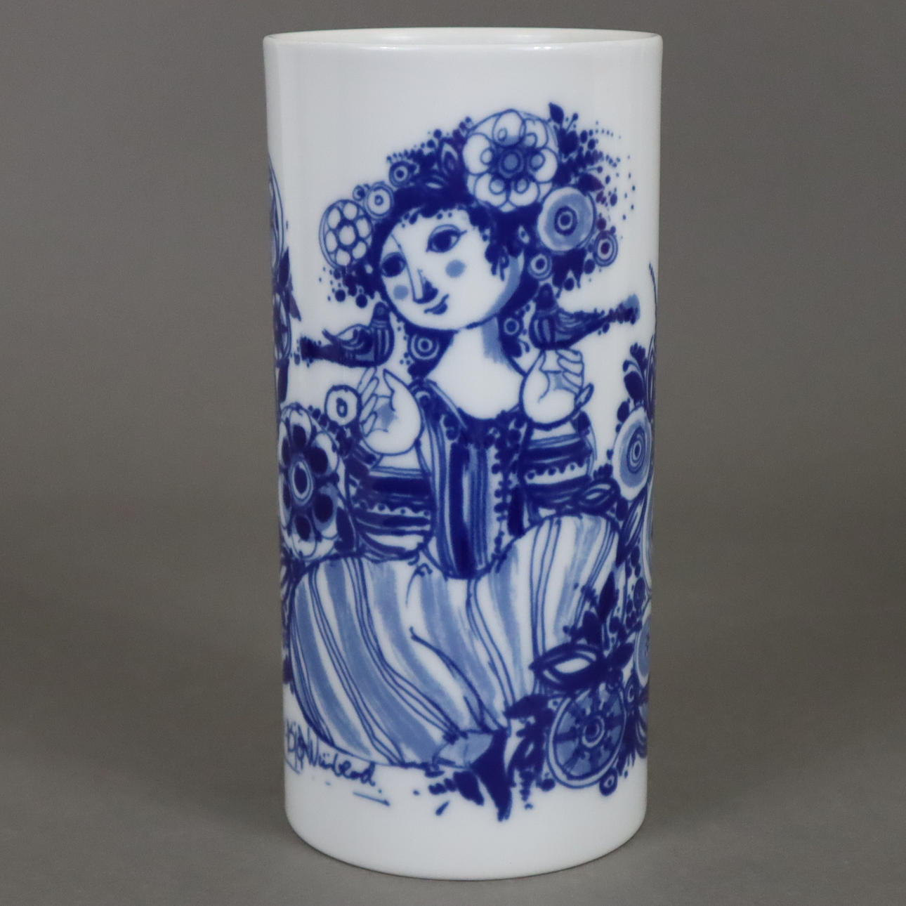 BJORN WIINBLAD. Vase and lidded box - Rosenthal, studio-line