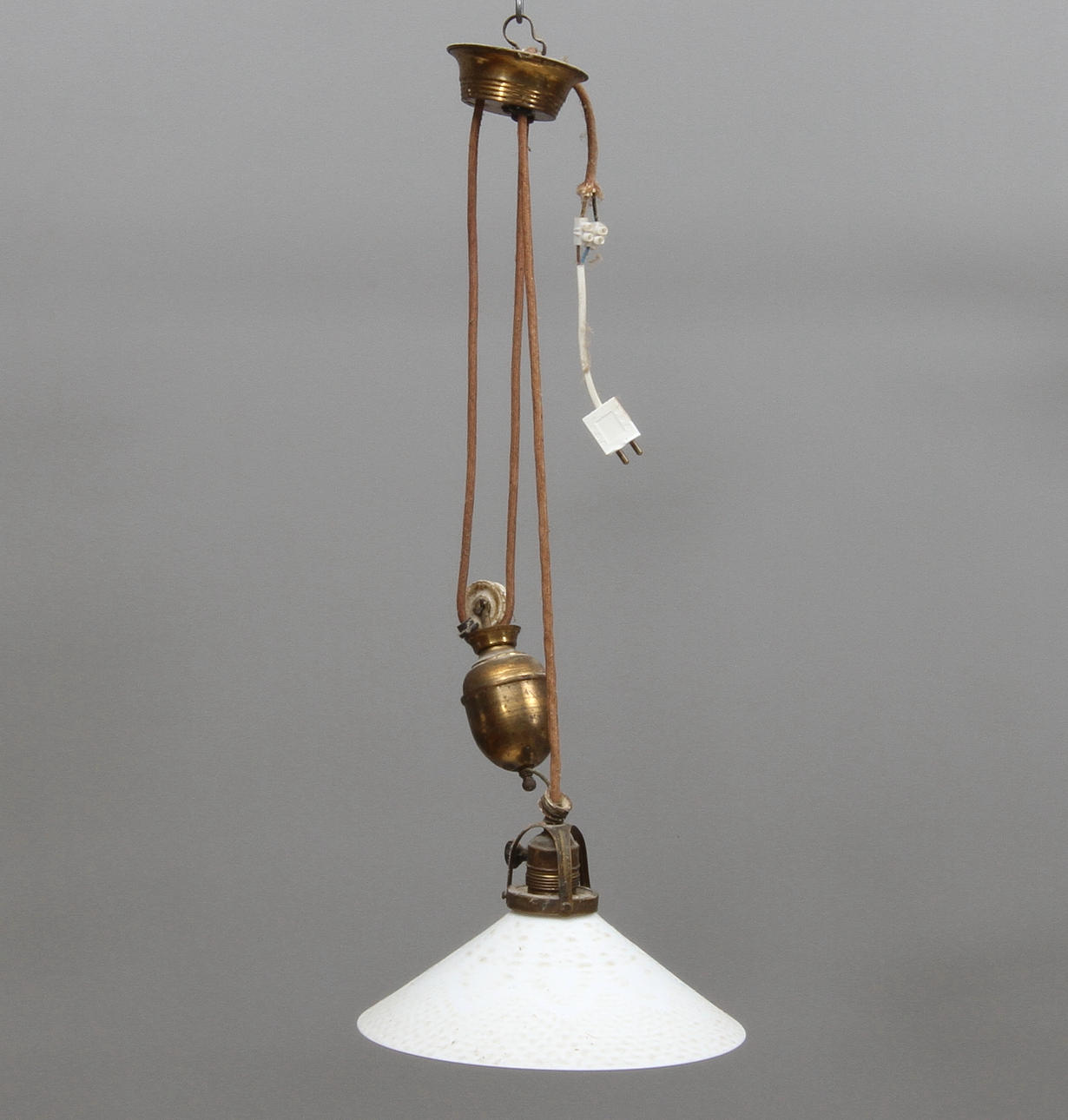 TAKLAMPA, såkallad skomakarlampa, tidigt 1900-tal.