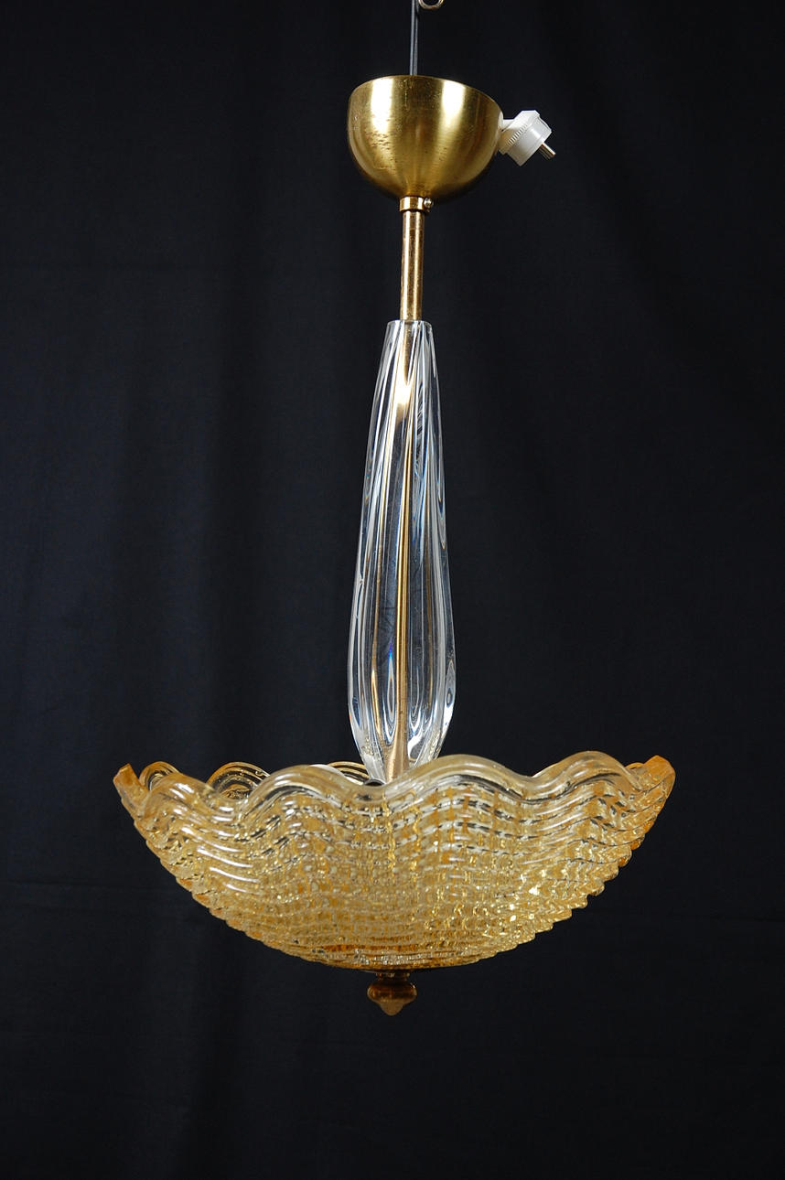 TAKLAMPA, Carl Fagerlund, Orrefors.