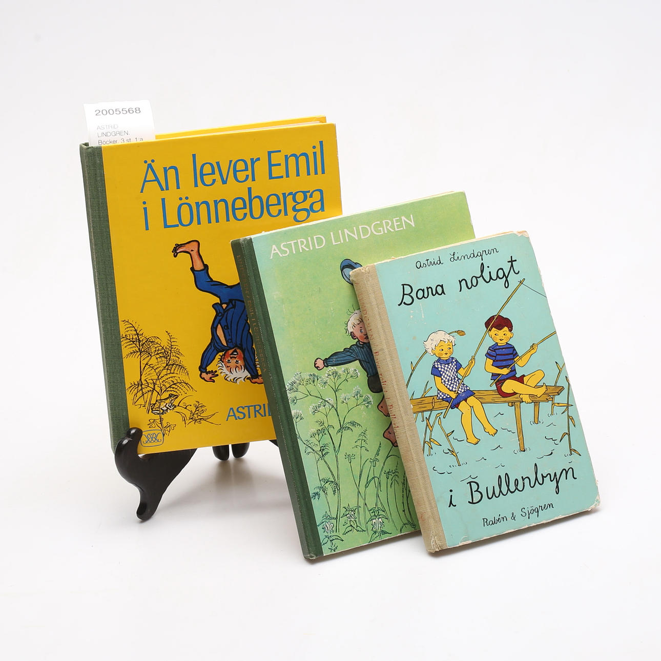 ASTRID LINDGREN. Böcker, 3 st. 1:a upplagor.
