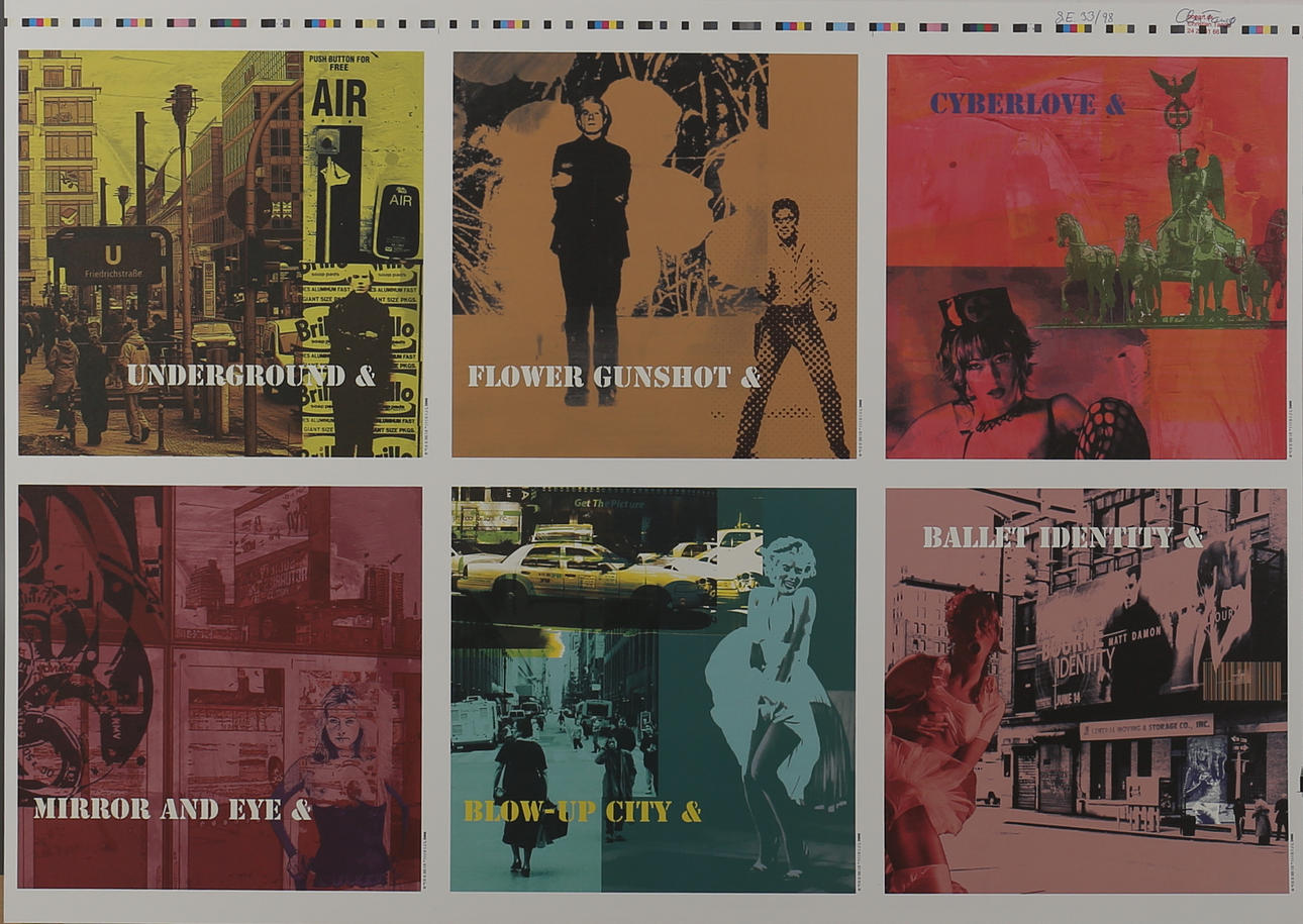 CHRISTIAN TANGØ. Underground & Flower Gunsshot ..... Färglitografi. Signerad och numrerad 33/98.