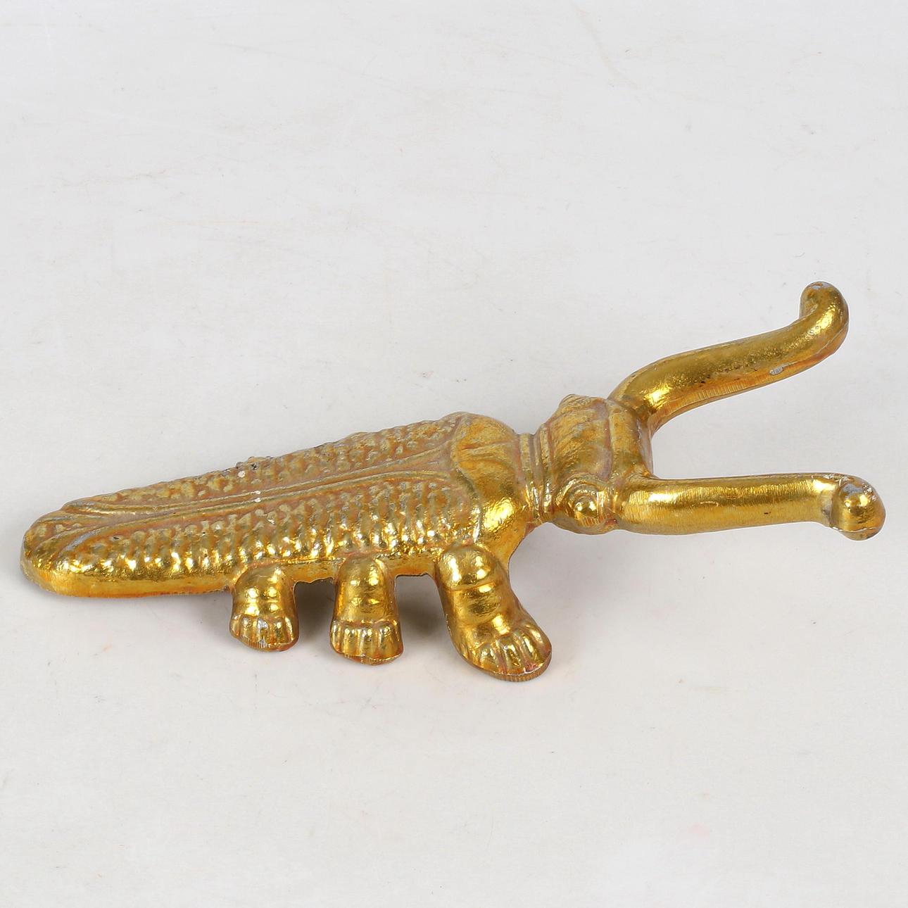 SKOKNEKT, bemålad metall, 1900-tal.