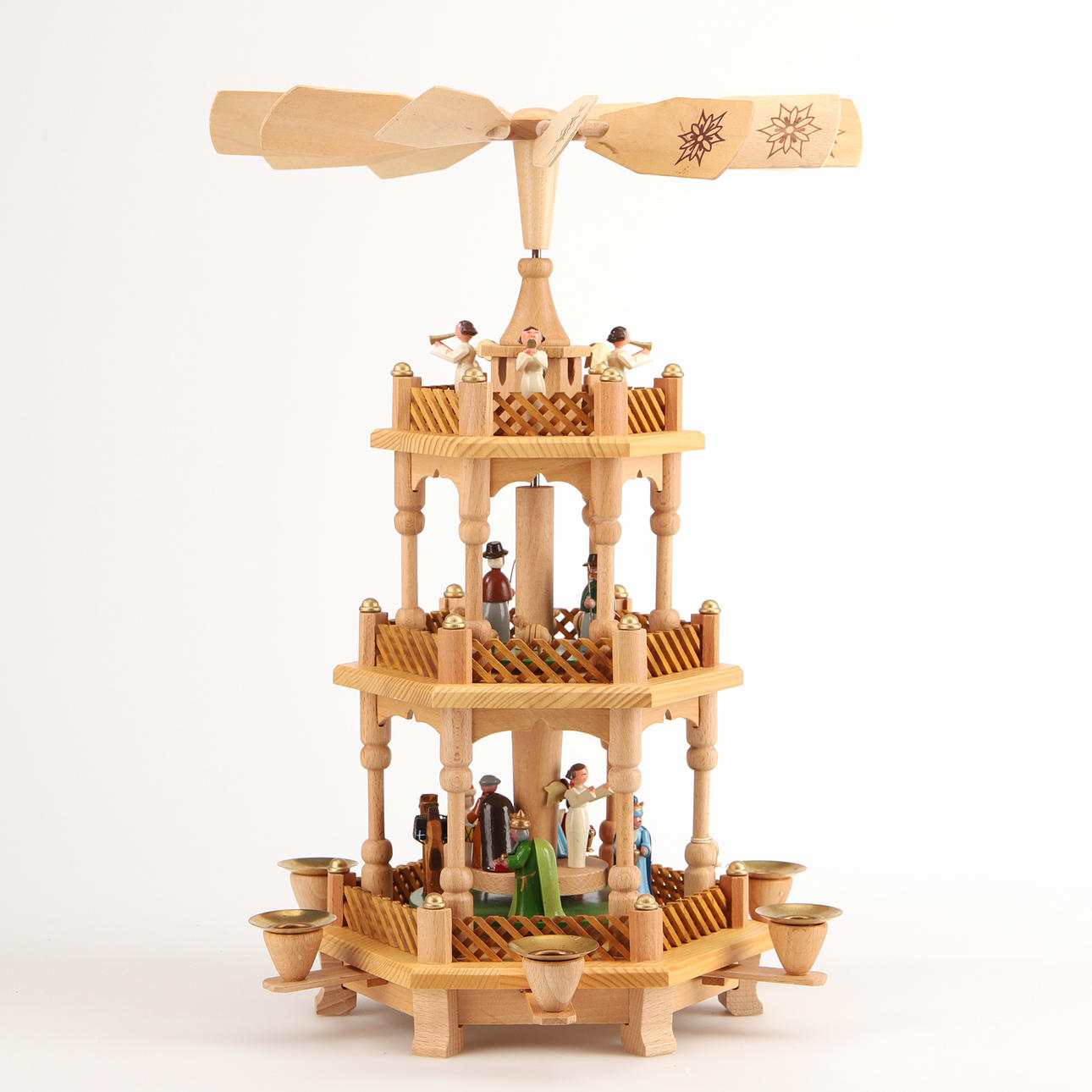 ERZGEBIRGE, Pyramide, Holz.