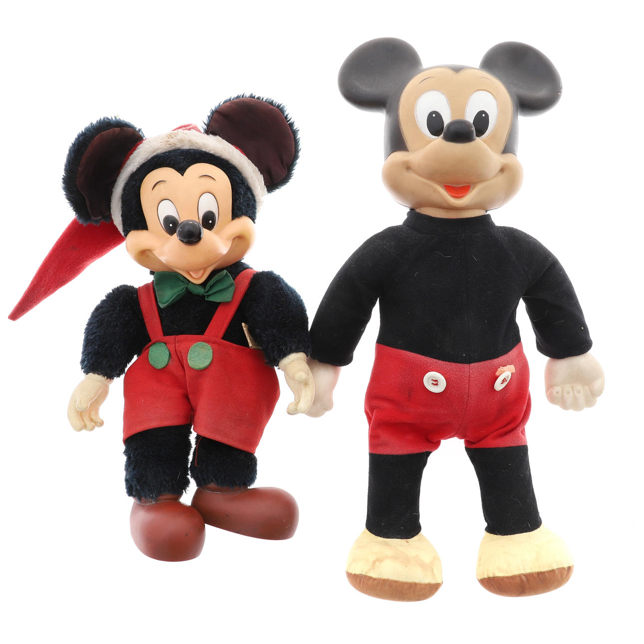 TWO VINTAGE MICKEY MOUSE TOYS.