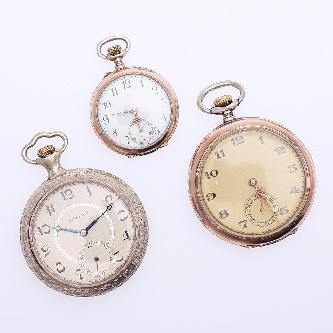 LOMMEUR, 3 stk, sølv mm.