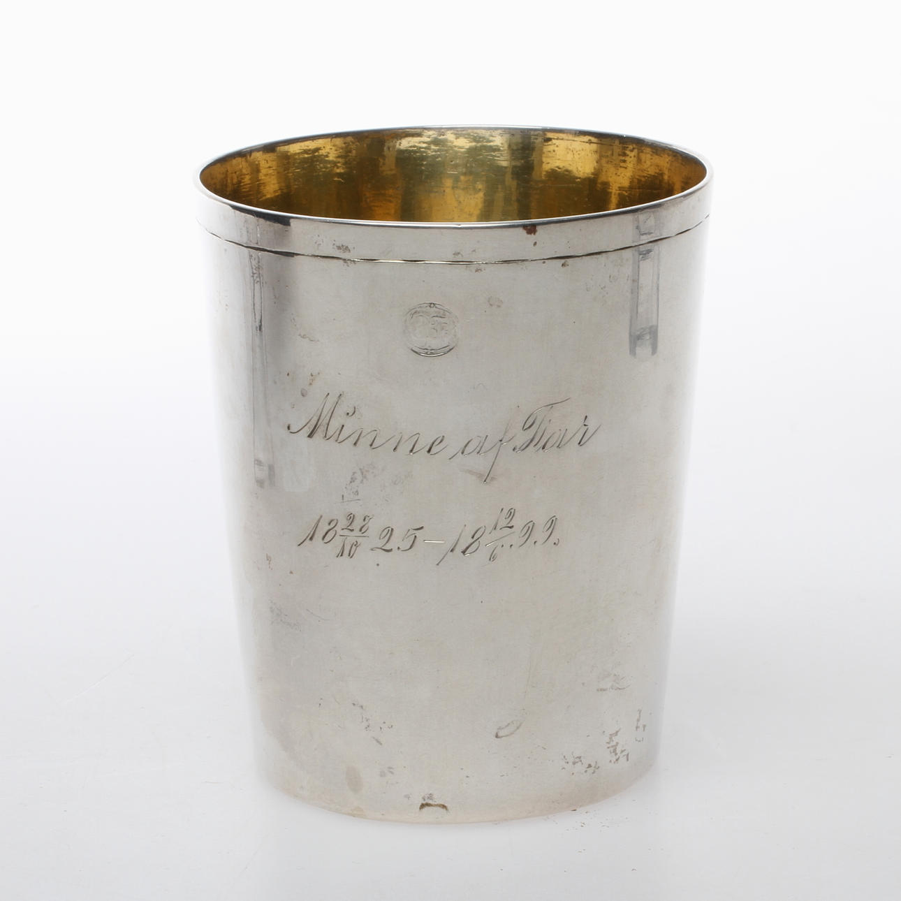 BÄGARE, silver, Samuel Blomberg, Stockholm, 1817.