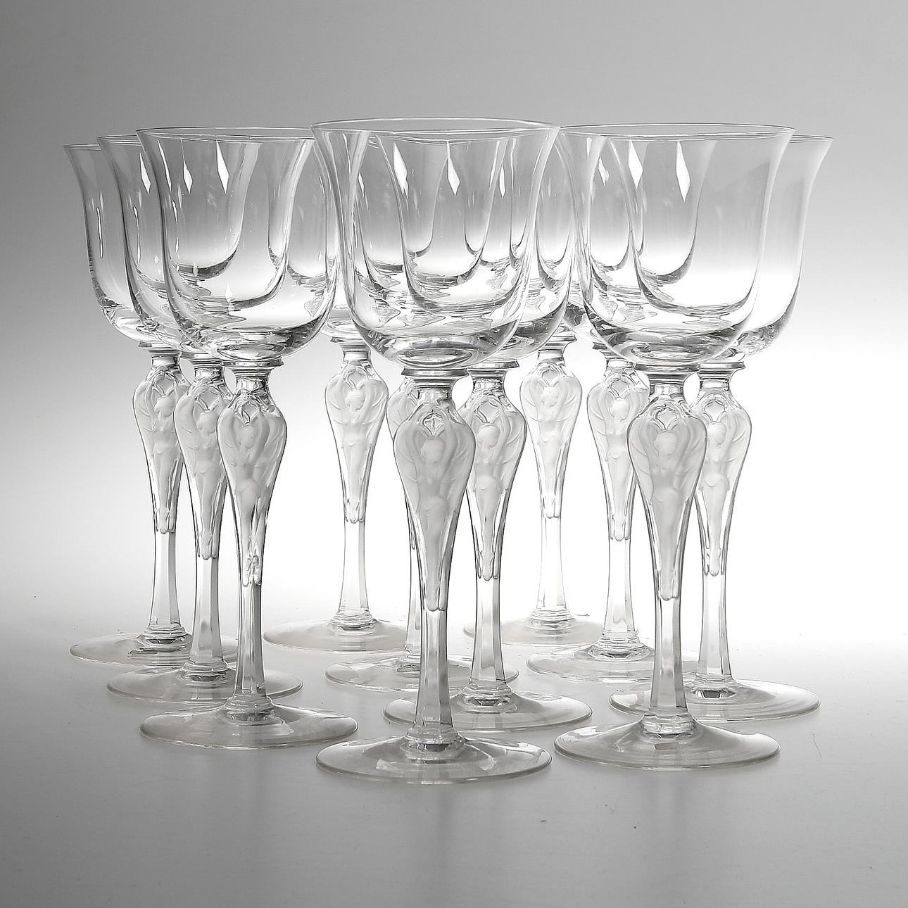 VINGLAS, 11 st, "Pavlova", Igor Faberge. 1900-tal.