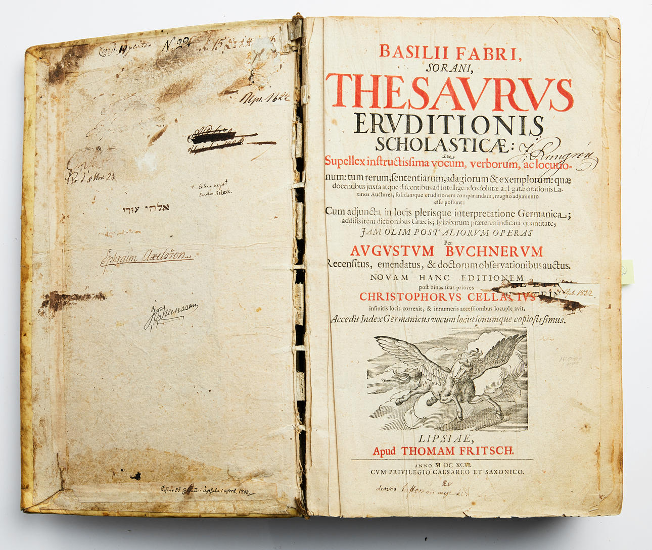 Basilii Fabri Thesaurus eruditionis scholasticae 1696.