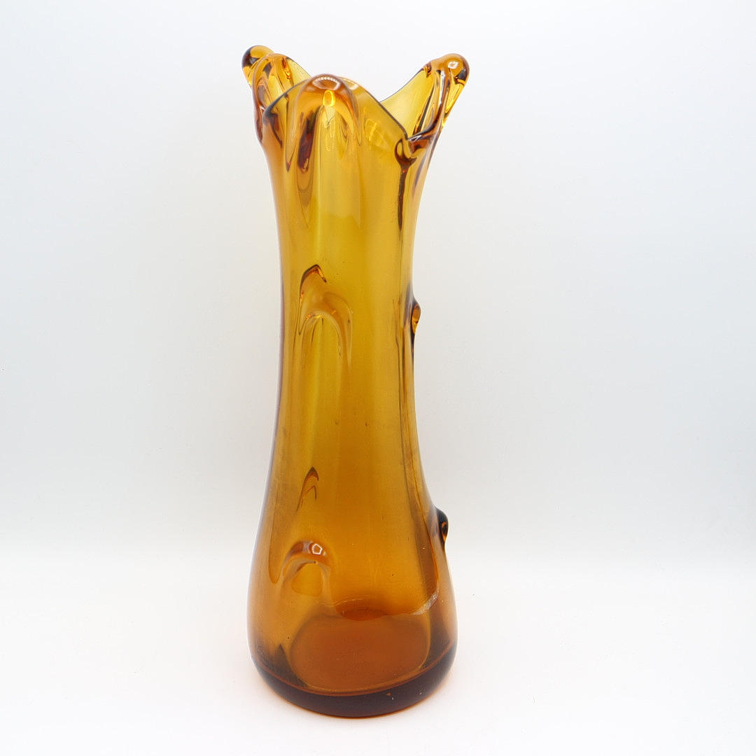 ARCHIMEDES SEGUSO. MURANO PUBLED VASE.
